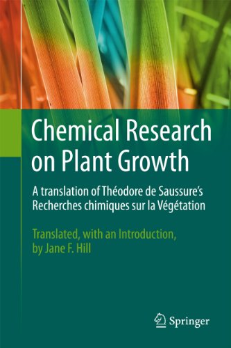 Chemical Research on Plant Growth: A translation of Th odore de Saussure's Recherches chimiques sur la V �gétation On Sale
