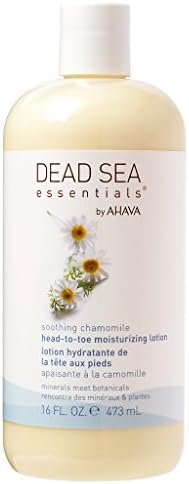 Dead Sea Essentials by Ahava Soothing Chamomile Head-to-Toe Body Lotion, 16 Fluid Ounce