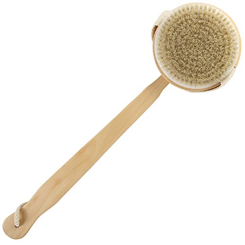 Body Scrub Bath Brush Set Long Handle, Detachable Exfoliating Body Scrub Brush For Women & Men