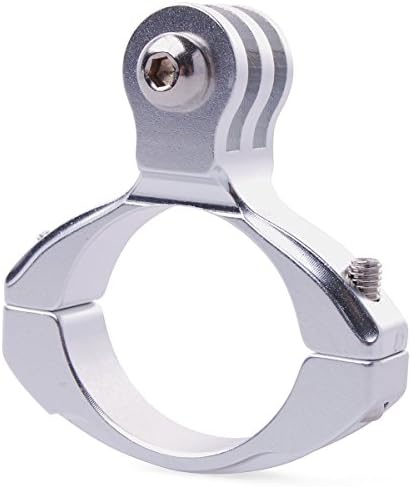 MCOCEAN 9 in 1 Accessories Kit for GoPro Hero 4 GoPro Hero 3+ Hero 3 Camera:Aluminum Clamp Mount (Black & Silver Clip)+ Insurance Tether+Protective Frame+Chest Harness+Bike Mount+3-Way Arm etc.