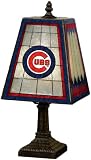 Chicago Cubs 14-Inch Art Glass Lamp
