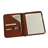 Smooth Leather Zip Portfolio