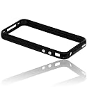 Wicked Chili iPhone 4S / iPhone 4 TPU Silikon Bumper Schutz H&uuml;lle Case Cover (Mute passend, schwarz, Metallkn&ouml;pfe)