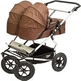 2008 Mountain Buggy Universal Double Carrycot - Chocolate Dot