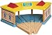 Wooden Engine Round House with 4 Way Switch Track Set