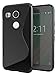 Nexus 5X Case, Cimo [Wave] Premium Slim TPU Flexible Soft Case for LG Google Nexus 5X (2015) - Black