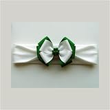 St. Patrick's Day 4 bow on headband, Large (17 band)