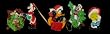 Club Pack Of 1728 Looney Tunes Mini Christmas Ornaments 1"
