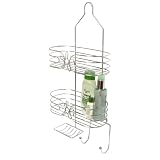 Aquatico Florina 2-Tier Shower Caddy, Stainless Steel by Aquatico