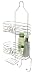 Aquatico Florina 2-Tier Shower Caddy, Stainless Steel