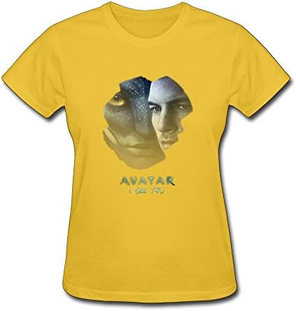 AOPO Avatar Shirt For Womens Small Yellow