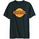 T-Shirt Mens Navy Blue " Burmese B-ASEBALL LEAGUE " Countries