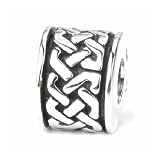 Moress Celtic Knot Band, Solid Sterling Silver European Bead Charm