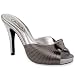 Schuh Benita Knot Mule - 7 Uk - Pewter - Fabric