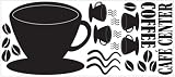 RoomMates RMK1314GM Coffee Cup Chalkboard Peel and Stick Wall Appliques RoomMates RMK1314GM Coffee Cup Chalkboard Peel and Stick Wall Appliques