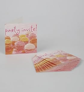 10 Photo Cupcakes Invitations