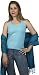 Premium Viscose Pashmina Shawl Stole Wrap Scarf in Teal (28"X78")