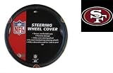 Official NFL License Steering Wheel Cover - San Francisco 49ers
