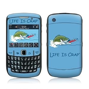 Bass Fishing Design Skin Decal Sticker for Blackberry Curve 8500 8520 8530 Cell Phone