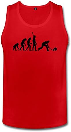 ZhiTian Men's Evolution Smash Guitar Tops - M Red