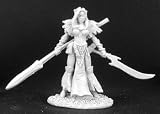 Eigenschaften Reaper Miniatures 02972 / Reaper Miniatures 02972 - Dunkle Legenden - Ishara Schneefink, Druidin - Zinnminiatur