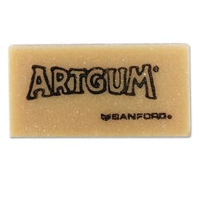 ~:~ SANFORD INK COMPANY ~:~ Design Artgum Dual-Purpose Nonabrasive Art Eraser, Rubber