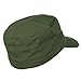 Big Size Cotton Fitted Military Cap - Olive (For Big Head)
