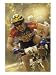 Cyclists Racing in The Rain Photographic Print, 18 x 24