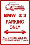 BMW Z3 PARKING sign ** st car import sport
