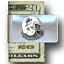 NFL Sculpted & Enameled Pewter Moneyclip - Miami Dolphins