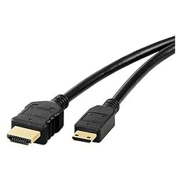 6 FT Mini-HDMI Cable for PANASONIC HDC-HS9 HDC-SD9 Camcorder
