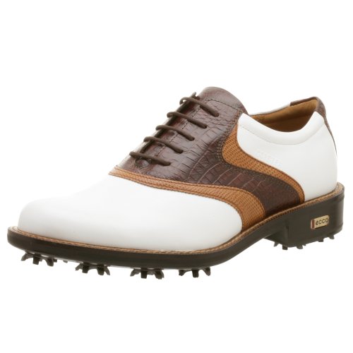 ECCO Men’s World Class Saddle GTX Gore-Tex Golf Shoes Picture