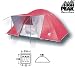 Third Party New : 3-Mann Zelt High Peak "Texel 3", Farbe alurot