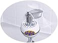 Crystal Quest CQE-SP-00808 White Bath Ball Filter