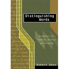 Distinguishing Words: Vocabulary Choices for Readers and Writers