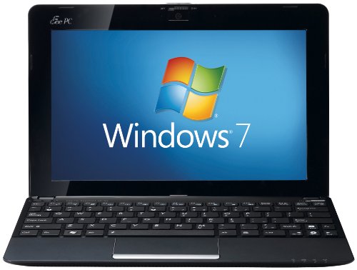 Asus EeePC 1015PEM 10.1 inch netbook  Intel Atom N550 1.5GHz  1Gb  250Gb  WLAN  Webcam  Win 7 Starter  Black  