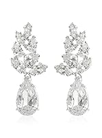 CZ BY KENNETH JAY LANE Pendientes Bow Drop Pear