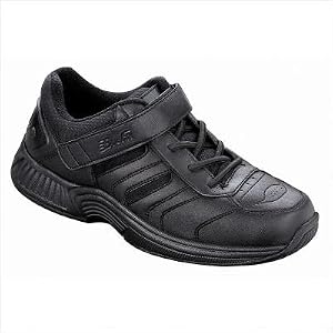 Buy Ladies 920 Athletic Shoe in White Color: Black, Size: 10, Width: M by Orthofeet