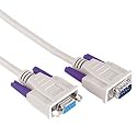 Hama Monochrom-Monitor-Kabel / Maus-Tastatur-Verlängerung (D-Sub-Stecker auf D-Sub-Kupplung) 3m