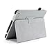 GMYLE(TM) Gray PU Leather Slim Folio Magnetic Flip Stand Case Cover with Wake Up Sleep Function for Barnes & Noble Nook HD+ Plus 9
