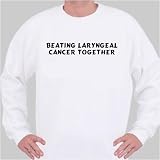Beating Laryngeal Cancer Together Sweatshirt XX-Large White