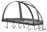 Old Dutch Half Round Pot Rack, Graphite