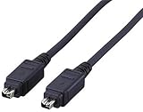 ELECOM IEEE1394[4pin-4pin]P[u 3.0m ubN IE-443BK