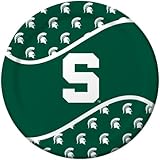 Creative Converting Michigan State Spartans Dinner Paper Plates (8 Count)