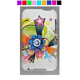 Zebra Snap On Case for Itouch 2nd and 3rd generation Ipod Touch 8G 16G 32GB 64GB (White Flower Star)