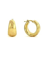 CleverEves 18Kt Yellow Gold Hollow Small Hoop