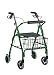Drive Medical 10208GR-1 Go-Lite Rollator, Green