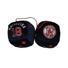Daisuke Matsuzaka Boston Red Sox MLB Fuzzy Dice
