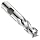 Niagara Cutter RTM713 Cobalt Steel End Mill, Coarse Pitch Rougher, Uncoated (Bright), 3 Flutes, Chamfer End