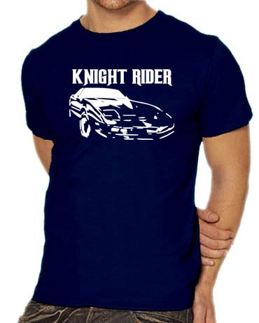 Touchlines Unisex/Herren T-Shirt Knight Rider, navy, L, K453 Preisvergleich